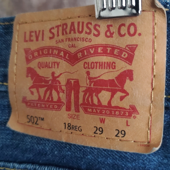 Levi 502 Women's Taper 18R 29x29 - Picture 5 of 9